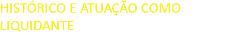 HISTÓRICO E ATUAÇÃO COMO LIQUIDANTE